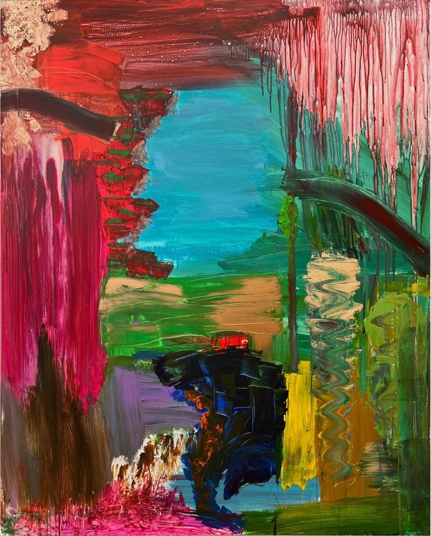 world, 2023, Acrylic, 150 × 120 × 3,5 cm