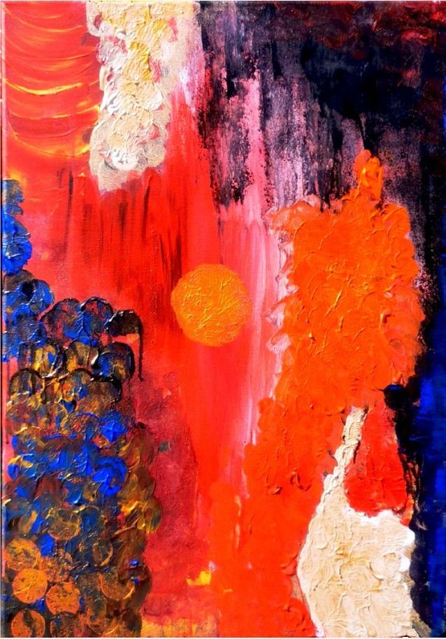 mars, 2023, Acrylic, 70 × 50 × 2 cm