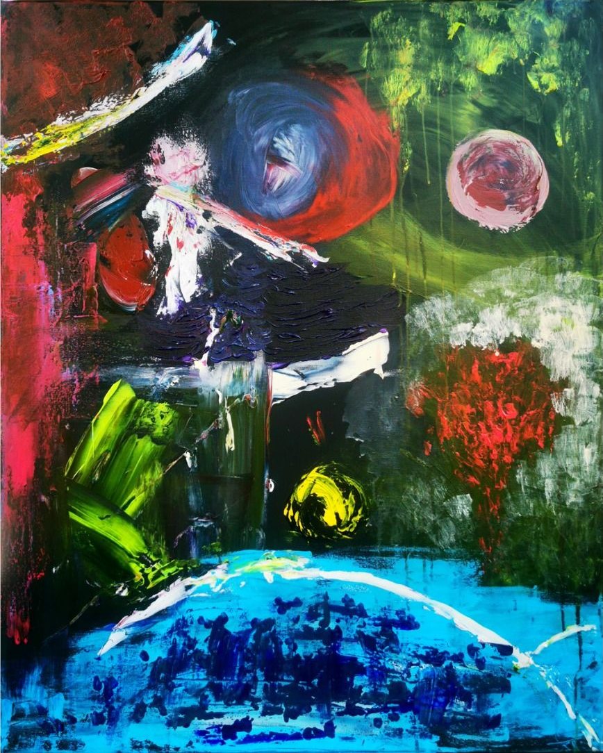 the dancer, 2023, Acrylic on Canvas