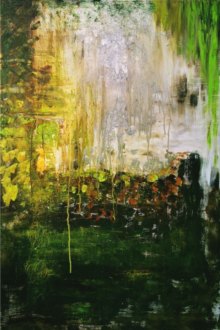 the forest, 2022, Acrylic on Canvas, 120 × 79 × 4 cm